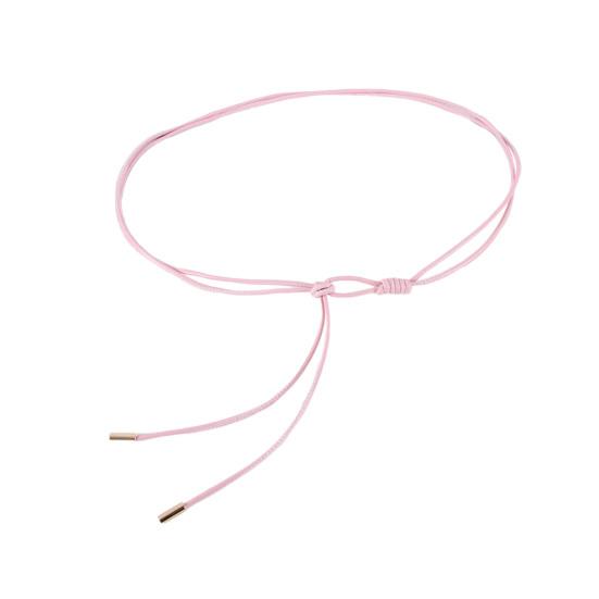 Imitation Leather Women Belt Versatile Solid Color Knotted Design Adjustable Waist Belt Shirt Dress Tops Accessories