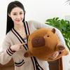 Новая игрушка-плюшевая капибара, подушка для бросания, пухлая кукла-капибара, кукла в подарок