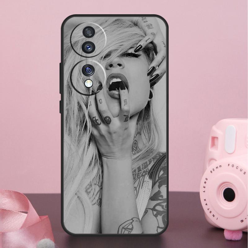 Sexy Tattoo Girl Case For Honor 90 70 50 10 Magic 5 Lite Magic 6 Pro X7 X8 X9 X6a X7a X8a X9a X9b X8b Cover