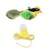 Plush Flying Bird Cat Toy Vivid Chirping Realistic Bird Sound Cat Toy  for Cat Supplies
