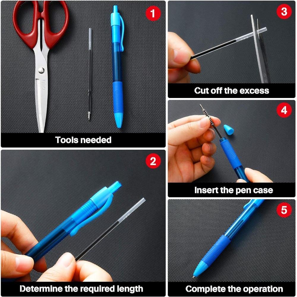 Сменный стержень для шариковой ручки, металлический черный стержень, мягкая сенсорная ручка, сменный стержень, выдвижные ручки