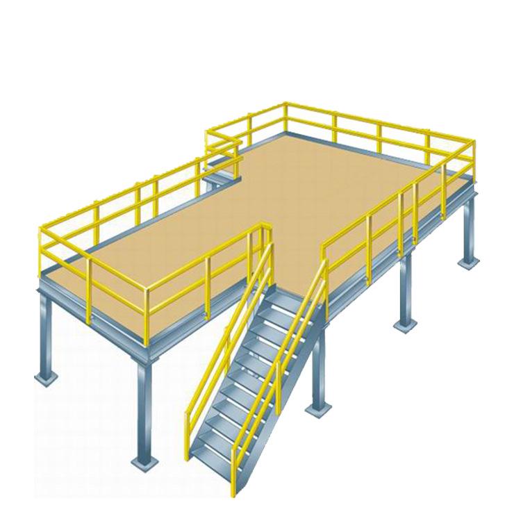 Guangdong Heavy Duty Two-Tier Steel Mezzanine Shelving for Home and Warehouse Use
