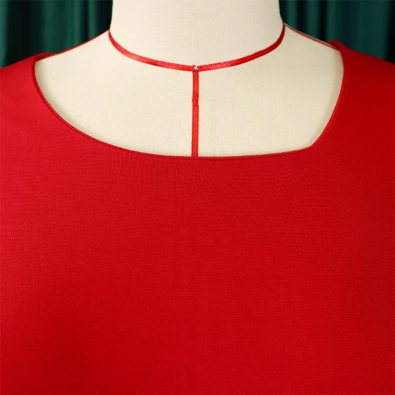 Женское осеннее новое модное элегантное платье с сумкой и ягодицами