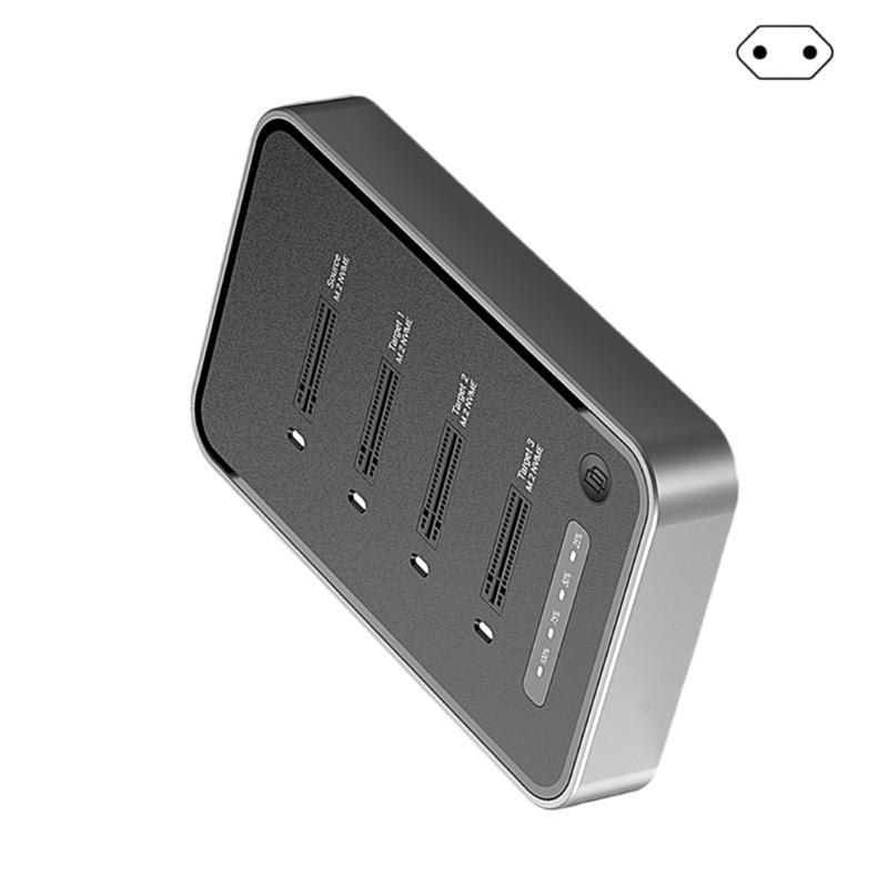 Док-станция для 4 твердотельных накопителей M.2 NVMe, USB4.0 40 Гбит/с, алюминиевый корпус, для накопителей 2230/42/60/80/110