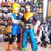 24СМ Набор Фигурок Dragon Ball Z Андроид 17 и 18 Фигурки Действия ПВХ Коллекционная Модель Игрушки для Детей Рождественский Подарок Коллекция Аниме