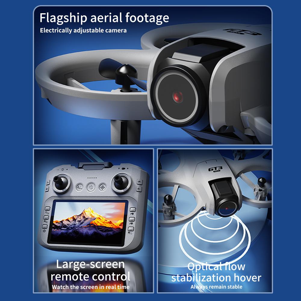 2026 GT3 MAX MINI Drone 8K GPS Professional HD Aerial Photography Remote Control Aircraft HD Dual Camera Quadcopter Child Gift