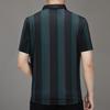 Men's Striped Shirt Short Sleeve Men's Spring Summer Men's Dad Clothes