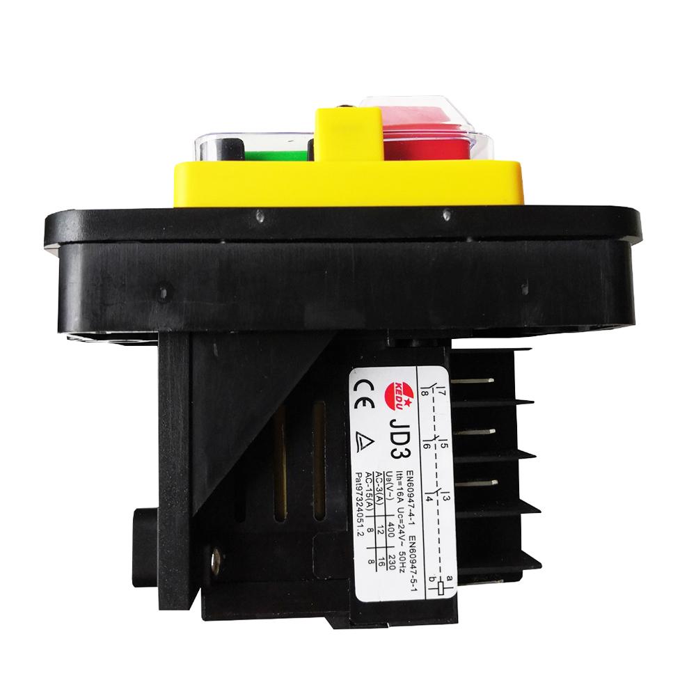 Водонепроницаемые электромагнитные кнопочные переключатели KEDU KJD11 с крышкой аварийной остановки