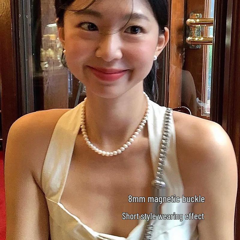 Shi Jia 2025 Женское роскошное многослойное колье-чокер из микро-жемчуга