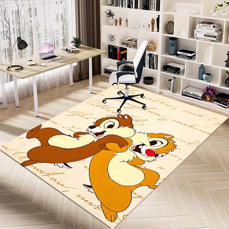 Chip Dale Adventure Carpet For Playroom Bedroom Living Room Sofa Home Decorkids Game Area Rug Nonslip Floor Mat
