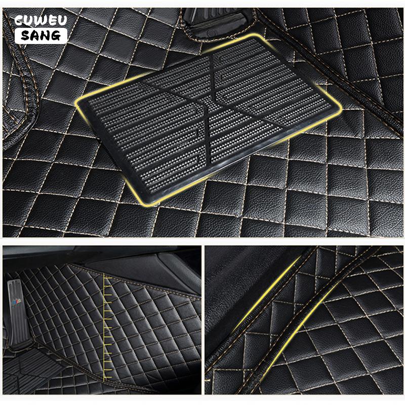 CUWEUSANG Custom Car Floor Mats For Lexus IS IS200 IS200C IS250 IS300 IS300h IS350 IS500 Auto Carpets Foot Coche Accessoriessor