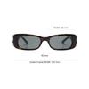 Balenciaga Square Sunglasses With Mirror Legs Women sunglasses Brown BAL78GCGWHT