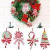 Decor Fake Candy Canes Candy Cane Hanging Decorations Lollipop Ornament Christmas Candy Ornaments