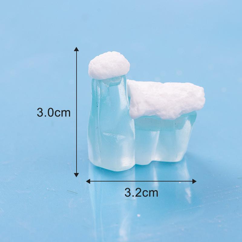 1 шт. имитация миниатюрного ледника, белого медведя, тюленя, кукла, украшение, фея, садовые аксессуары, украшения для дома, товары для творчества