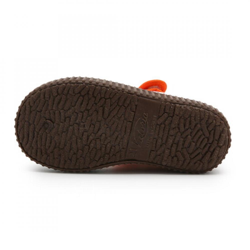 Victoria Shoes Kittybunnypony Kidmercedes Cottonstrapshoemushroom 1366933 Marron