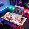 Custom Name Personalized Genshin Impact Pattern Mousepad, Laptop PC Desk Mat, Decorative Desk Mat for Home Keyboard Pad Gift