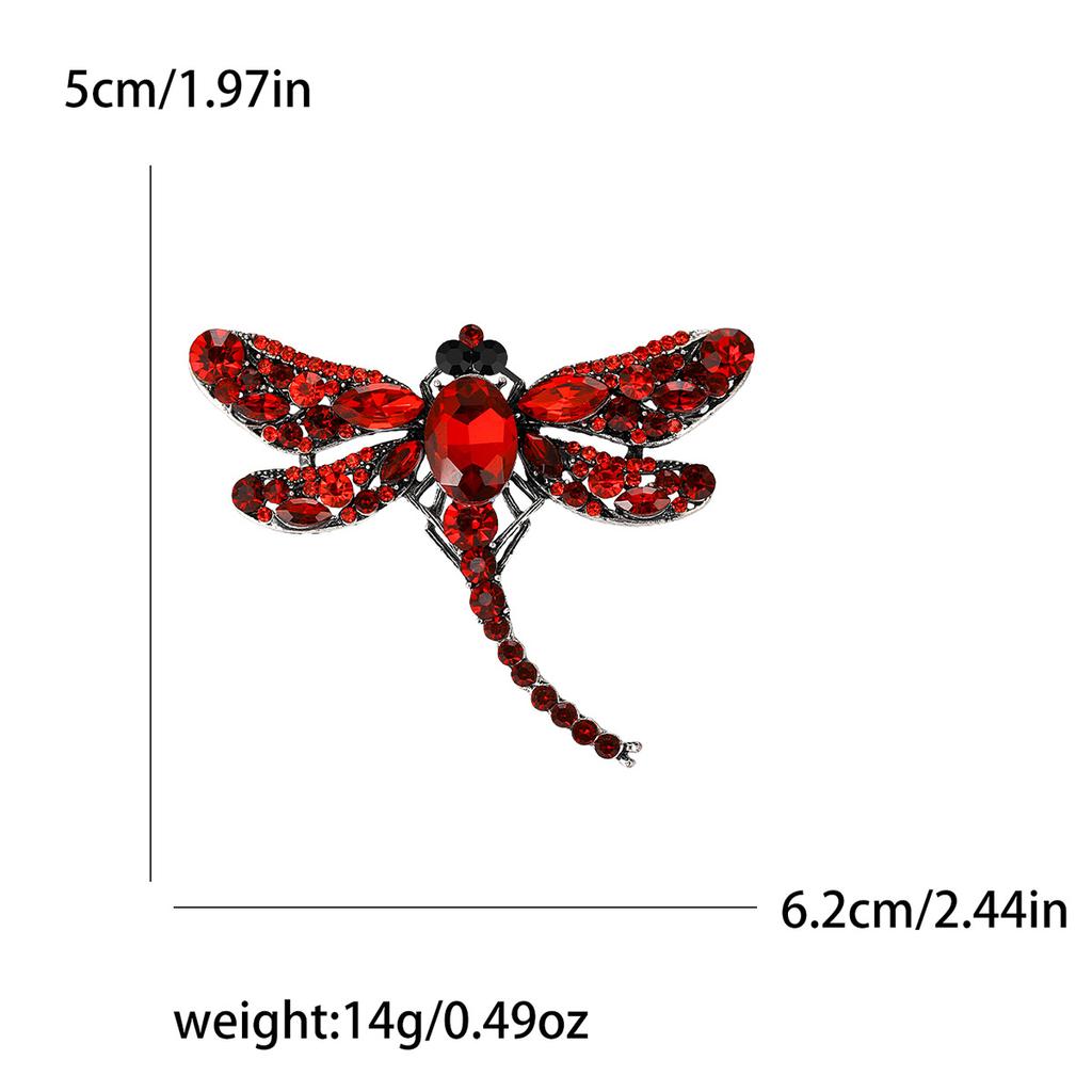 Wind Creative Design Insect Brooch Fashion Dragonfly Brooch Brooch, Simple Temperament Clothing Accessories