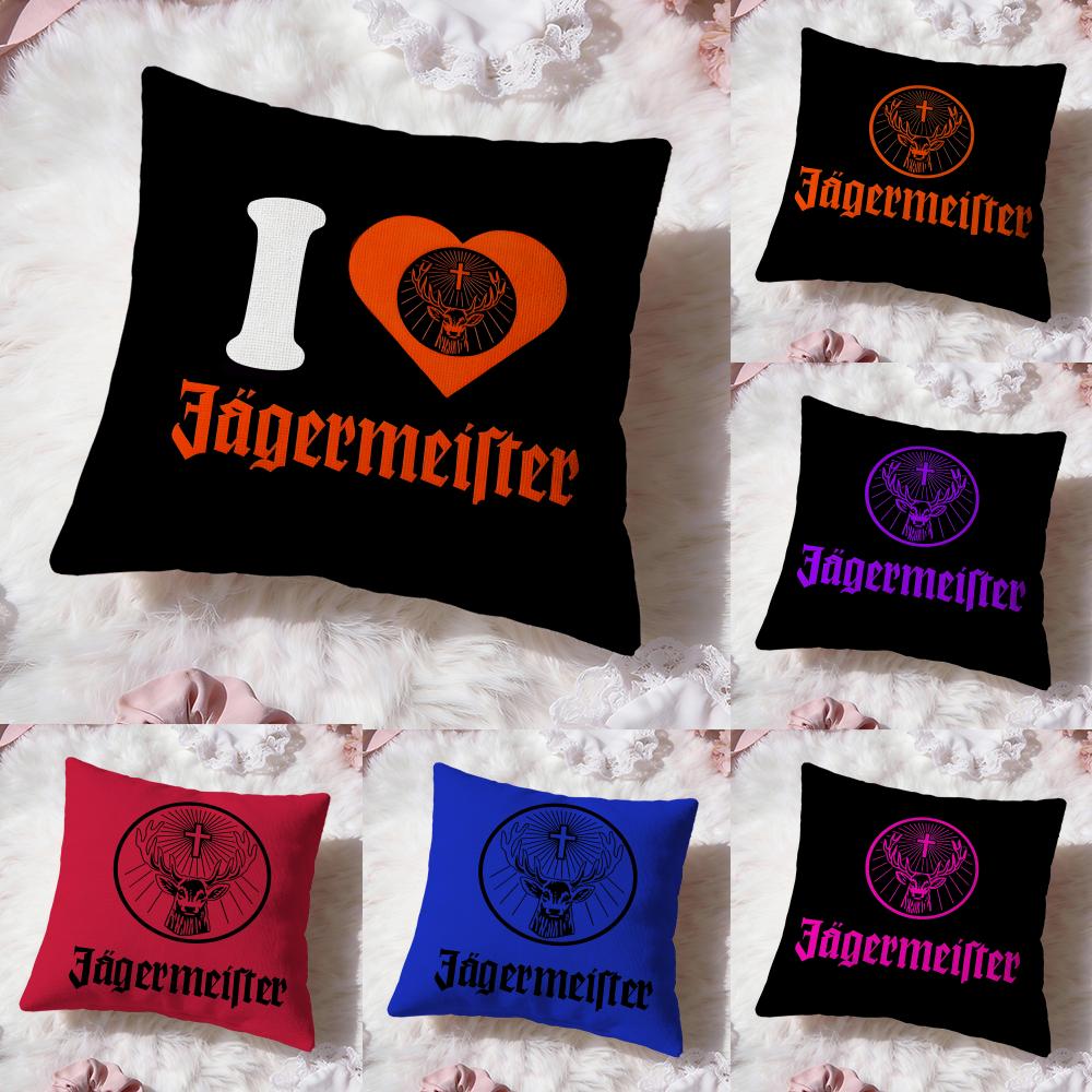 Бренд Jägermeister Наволочка Премиум Комфорт Двусторонняя Наволочка - Дизайн Два в Одном для Любой Комнаты и Салона Автомобиля