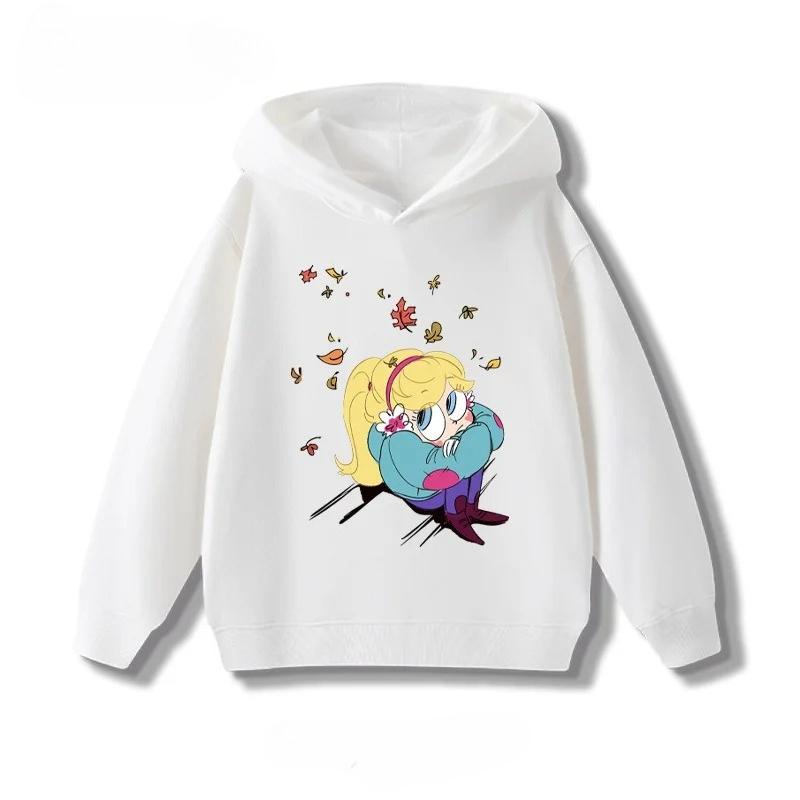 Disney Cute Cartoon Printed Casual and Fashionable Hoodies for Girls and Boys, Comfortable Tops for Autumn and Winter