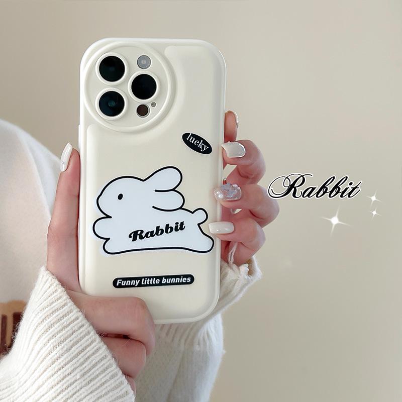 Zhitai Apple 15 Pro Rabbit Huawei Phone Case for 12/11 – Защитный чехол Air Cushion для OPPO/VIVO, женский выпуск