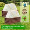 Foldable Plant Tent for Raised Beds Freeze Protection Garden Plants Cover Portable Mini Greenhouse for Protecting Fruit Seedlings Vegetable Rows