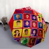 Printed The Wiggles Printed Folding Umbrella,Outdoor,Leisure,And Travel Umbrella,Durable Umbrella Fabric,Birthday And Holiday Gift