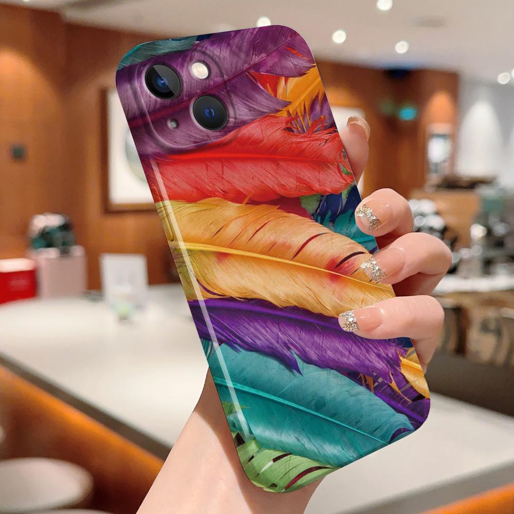 Стильный чехол для телефона со звездным градиентом для Samsung Galaxy A52 iPhone 11 Xiaomi Redmi VIVO OPPO Realme Huawei Infinix Противоударный Ультратонкий Жесткий Чехол