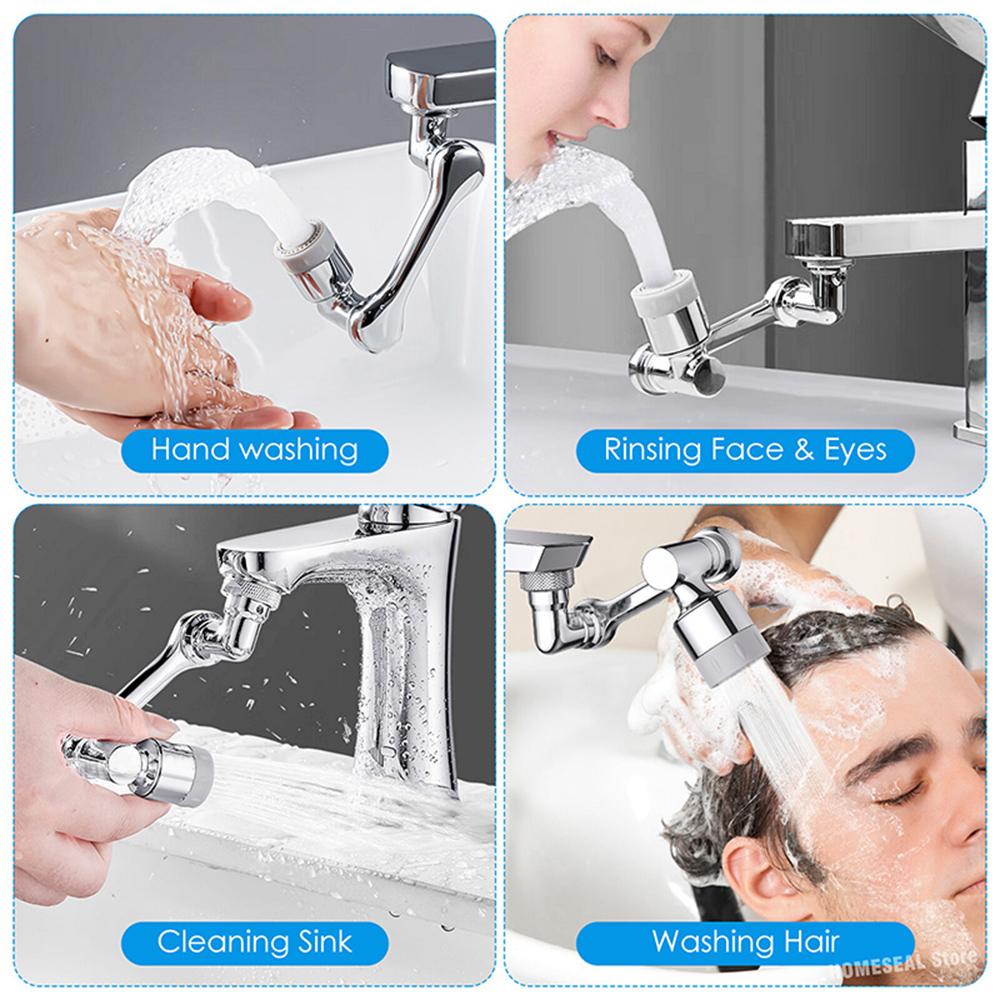 Механический смеситель с рычагом, универсальный механический рычаг, насадка для воды, вращающаяся раковина, многофункциональная, удлинитель качающегося рычага, всплеск pro