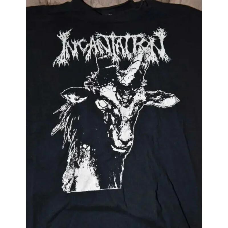 Incantation death metal band T-shirt 2 sided T-shirt unisex cotton
