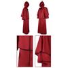 Halloween Medieval Hooded Cloak Vintage Wizard Robe Wizard Death Cloak Cosplay