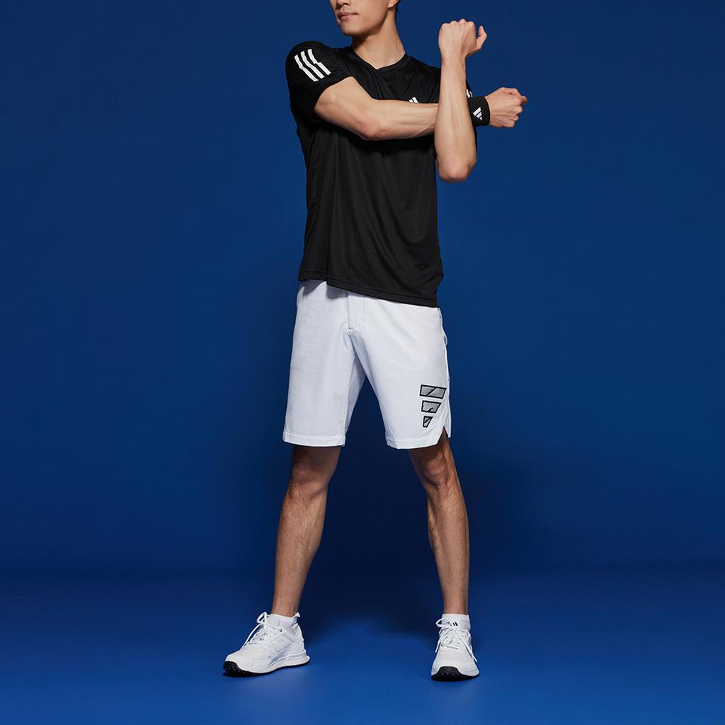 Adidas Минималистская мягкая футболка с коротким рукавом, приятная для кожи, мужские топы, черный цвет IN6632