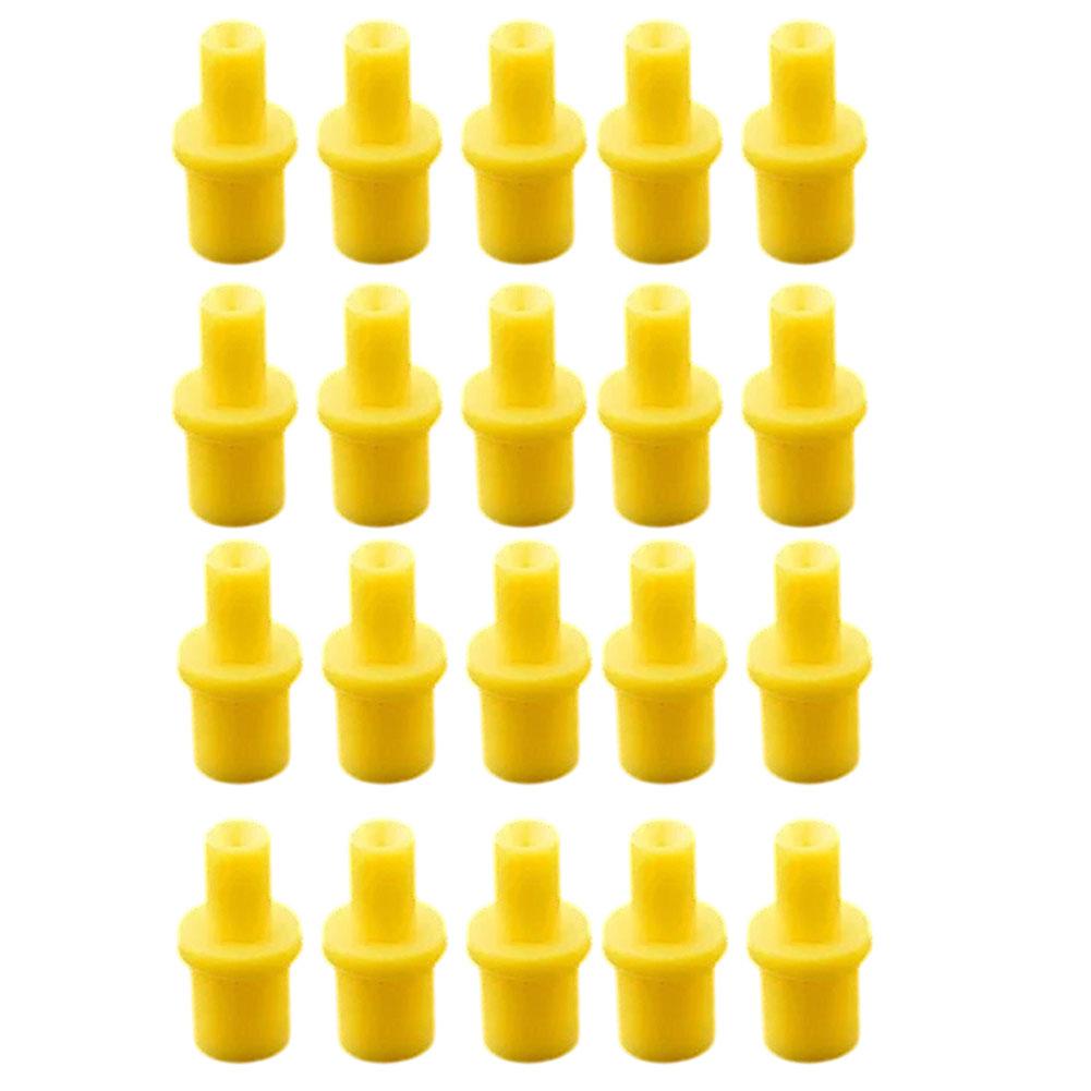 20PCS Air Hollow Joint Part Rubber Ciss Inkjet Cartridge Cleaning Clean Tool Suitable For Laboratories, Maintenance Cleaning
