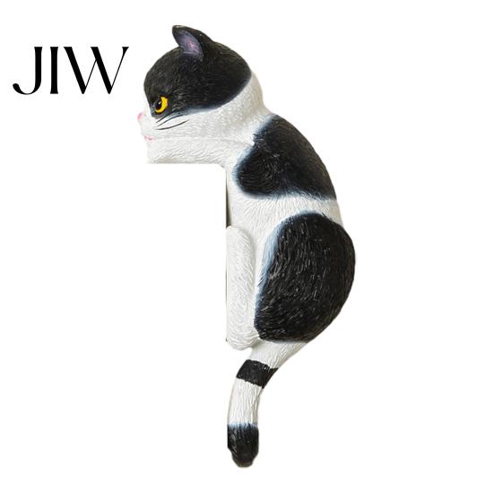 Cat Light Switch Cover 3D Sticker, Decorative Resin Wall Plate Cover, Cute Animal Double Socket Guard Stickers, Peel And Stick decorations for
