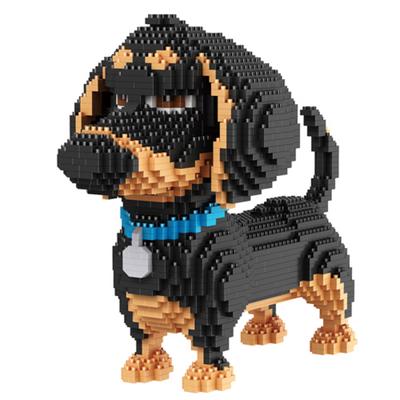 Honey Chestnut-Nanoblock-My Pet #BA Big Dachshund Buddy BA, популярные корейские игрушки