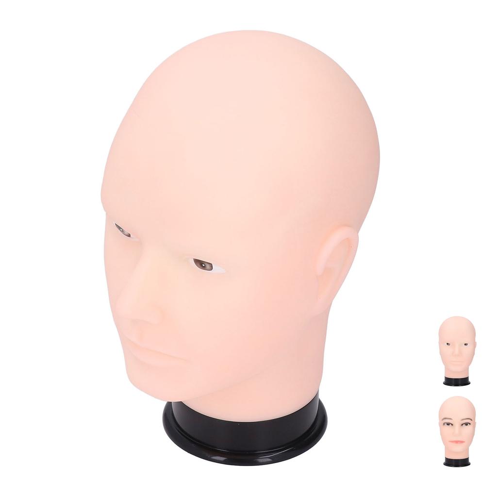 Лысая голова манекена модель ПВХ универсальный парик шляпа дисплей мужской голова манекена для салона красоты школа 