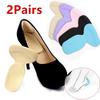 2 Pairs Two In One Sponge Heel Sticker Thicken Half Yards Mat Do Not Wear Heels Against Wear Foot We