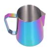 Coffee Frothing Cup Colorful 600ml Milk Frothing Pitcher 304 Stainless Steel Steaming PitcherWith Label