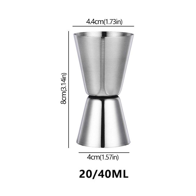 Мерный стакан из нержавеющей стали для коктейлей, двойной шейкер, мерный стаканчик для шотов, мерный стаканчик для спиртных напитков, кухонные гаджеты, барные аксессуары