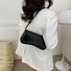 Ladies Shoulder Crossbody Bags Leather Women Underarm Bags Solid Color Small Top Handle Bags Purse Female Daily Handbags