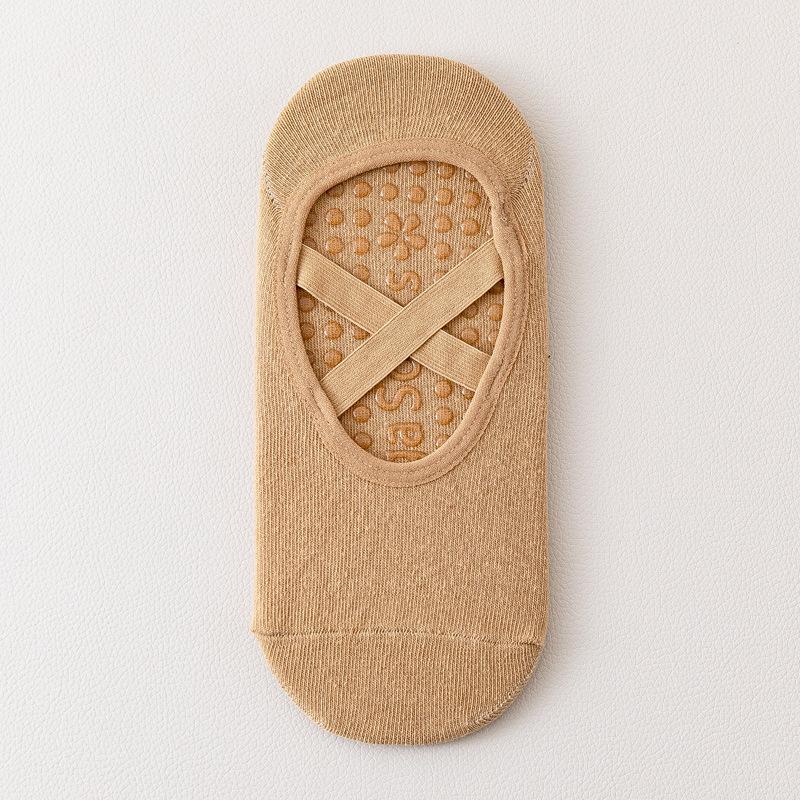 Women Yoga Anti-slip Socks Ladies Ventilation Ballet Dance Gym Fitness Pilates Cotton Socks