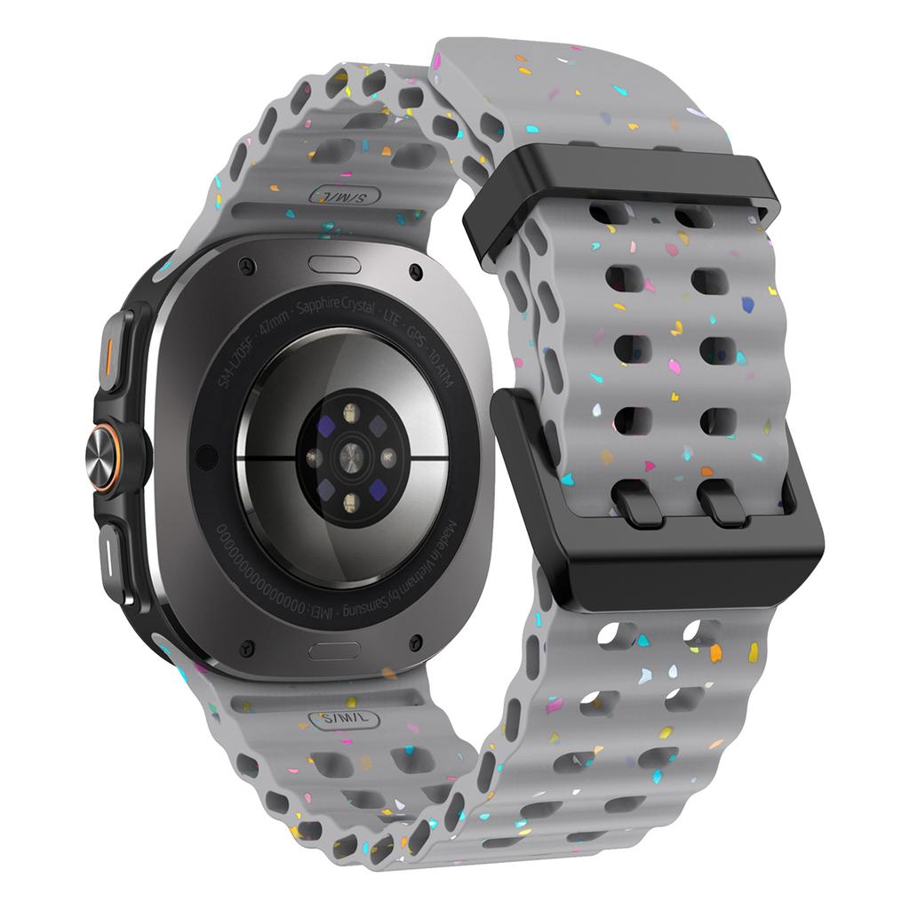 Оригинальный морской ремешок для Samsung Galaxy watch Ultra 47 мм Аксессуары Силиконовый спортивный браслет Ремешок Galaxy watch 7 Ultra