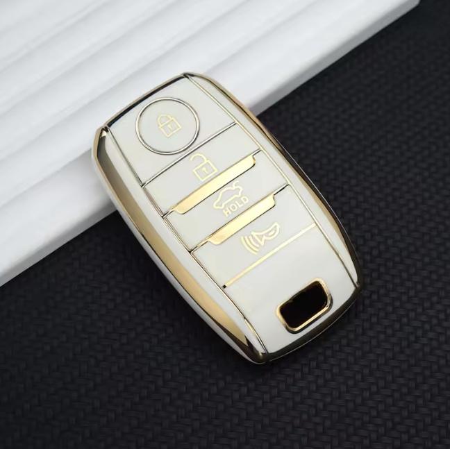 Чехол для ключа из ТПУ с 3/4 кнопками для Kia Optima Sorento Niro Soul Ray, держатель для ключей, защитный чехол, сумка-брелок, аксессуары