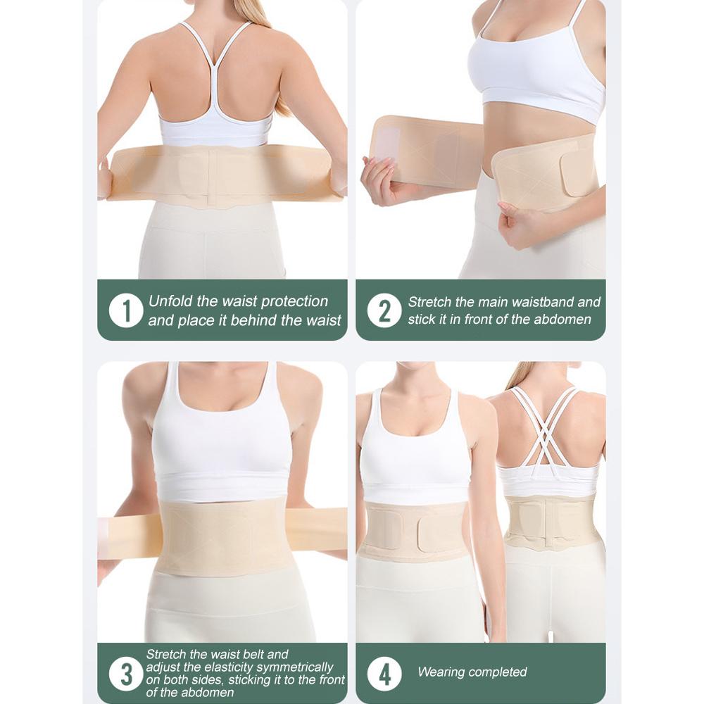 1 часть ультратонкой поддержки спины с 3D-подушечкой для талии 2 части гибкой поддержки Бесшовная поддержка спины из ткани для йоги