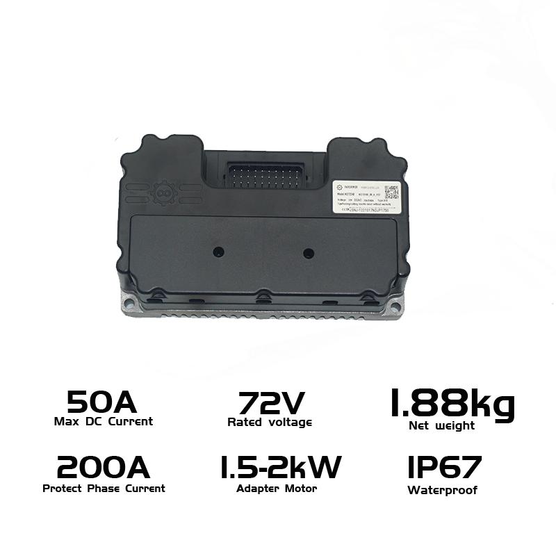 SiAECOSYS FARDRIVER SIAYQ7250 72V 50A Контроллер для 1500-2000 Вт BLDC Электрического Мотоцикла Контроллер