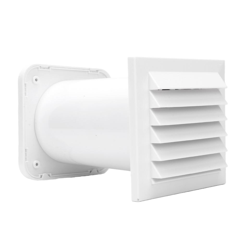 Пассивный вентиляционный клапан с регулируемым потоком воздуха, комплект для вентиляции через стену с телескопическим каналом и решеткой для 185-335 мм