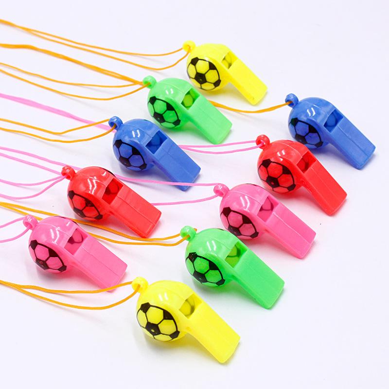 Свисток судьи чемпионата мира по футболу со смайликами для детей - забавная игрушка для поддержки