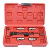 17PC Four Sets Diesel Injector Seat Cutter Cleaner Tool Set Carbon Remover