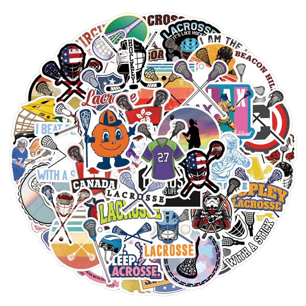 55 Новых Граффити Наклеек Лакросс Декоративные Наклейки для Скейтборда Чемодана Шлема