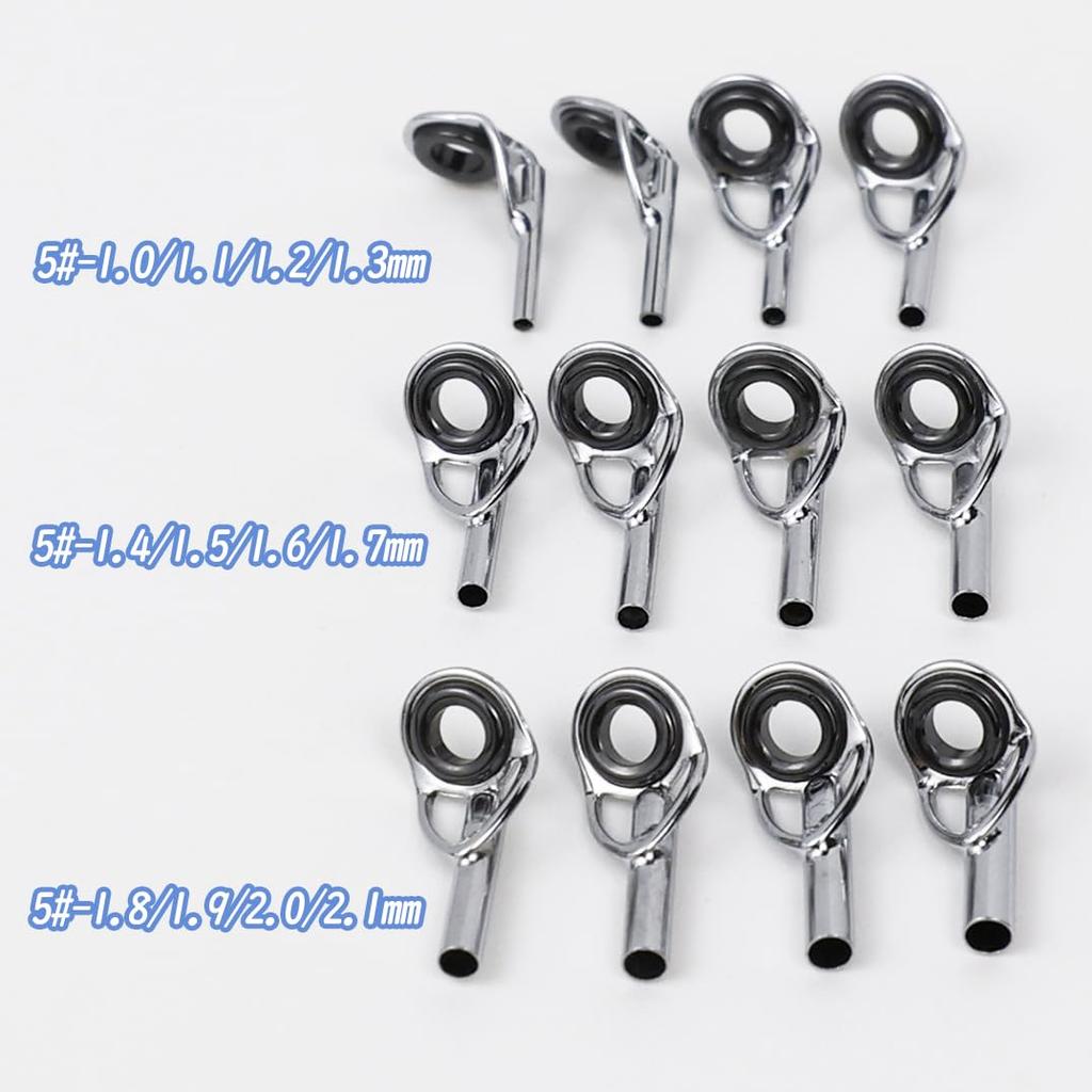 Top Guide Rod Guide Stainless Steel Fishing Rod Tip 5#