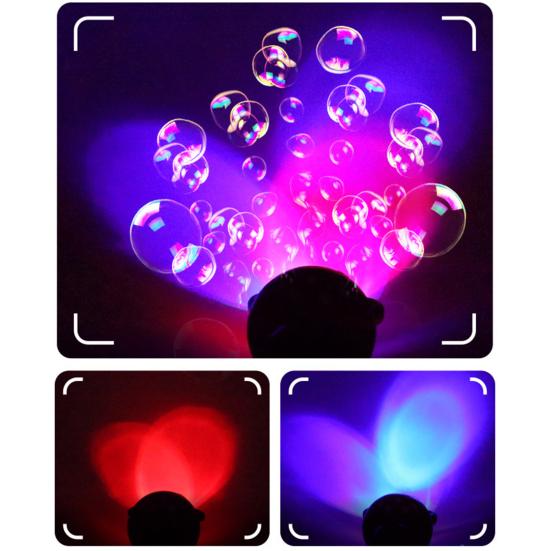 Bubble Machine with Light Music for Kids Automatic Bubble Blower Maker Toy Bubble Stick Easter Basket Stuffers Birthday Gifts for Boys Girls